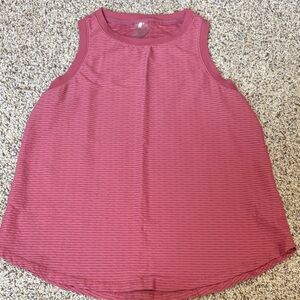 CALIA by Carrie Underwood Rose Pink Ribbed Tank Top